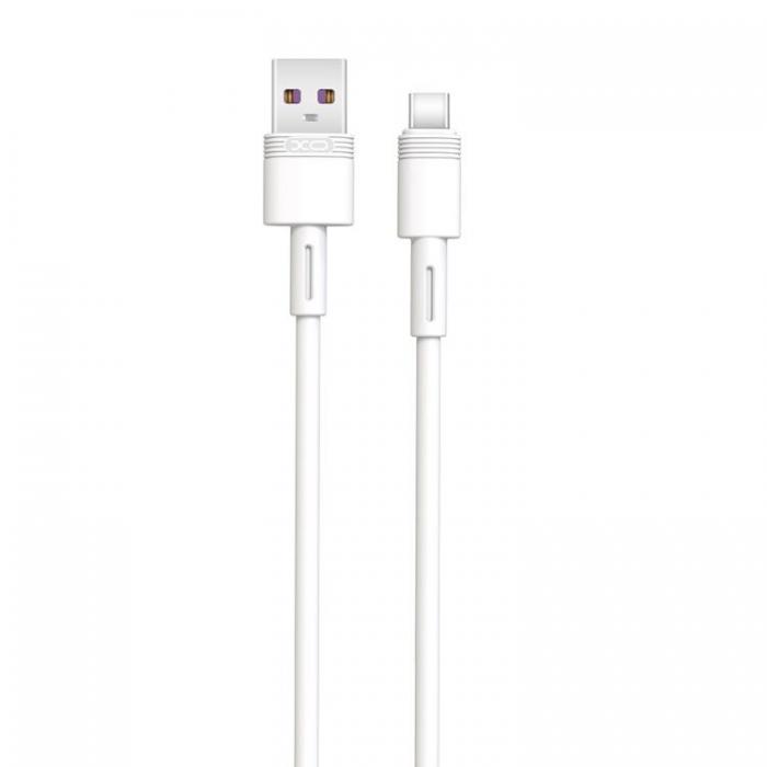 XO - XO USB Till USB-C 1m Kabel 5A NB-Q166 - Vit