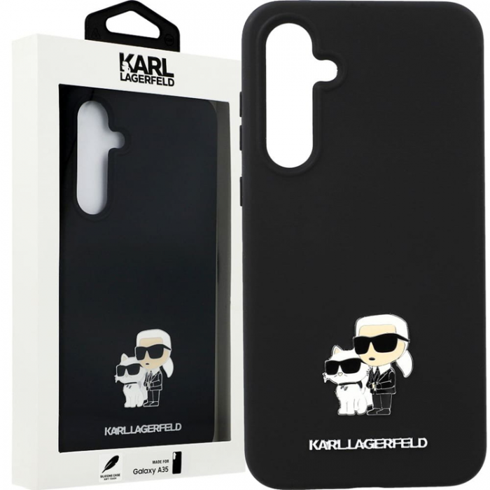 KARL LAGERFELD - Karl Lagerfeld Galaxy A35 Mobilskal Silikon Karl & Choupette