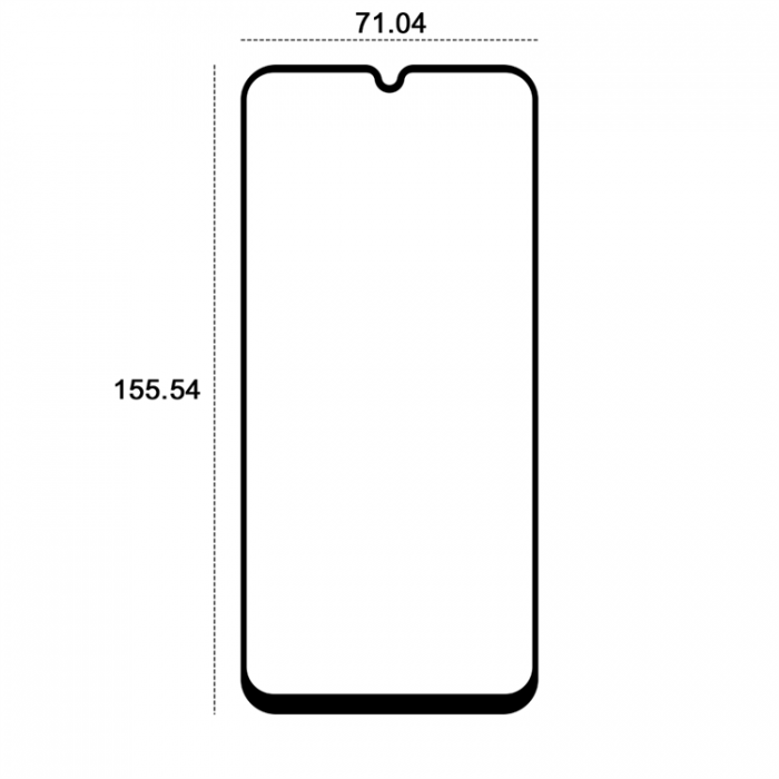 Etteri - Etteri Galaxy A25 5G Hrdat Glas Skrmskydd 9D - Svart