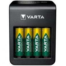 VARTA - Varta LCD Plug Carger + AA/AAA/9V + USB inkl 4xAA