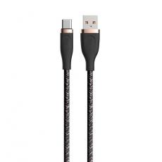 Devia - Devia USB Till USB-C 1.5m Kabel 2.4A Star EC311 - Svart