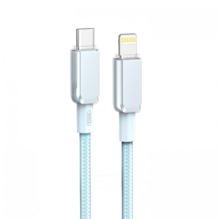 XO - XO USB-C till Lightning kabel 27W 0.35m NB-Q250A PD - Bl