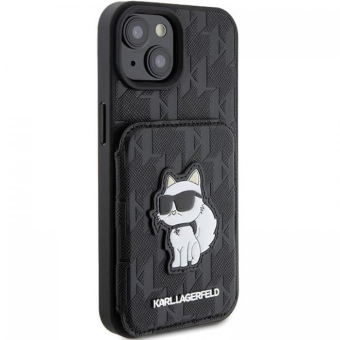 KARL LAGERFELD - Karl Lagerfeld iPhone 15 Mobilskal Korthllare Choupette