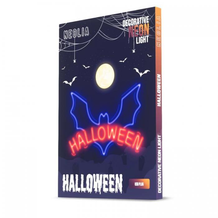 Neolia - Neolia LED Neon PLEXI HALLOWEEN NNE17 - Bl/Rd