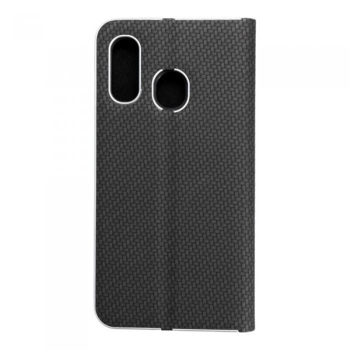 OEM - Forcell Galaxy A40 Fodral Luna Carbon - Svart