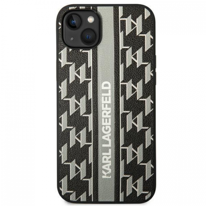 KARL LAGERFELD - Karl Lagerfeld iPhone 14 Plus Skal Monogram Stripe - Gr