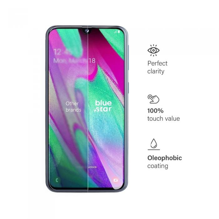 Blue Star - Blue Star Samsung Galaxy A40 Skrmskydd av Hrdat Glas