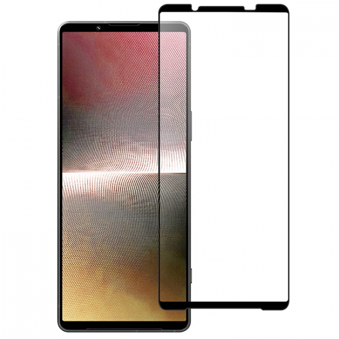 Taltech - Sony Xperia 1 VI Hrdat glas Skrmskydd - Svart