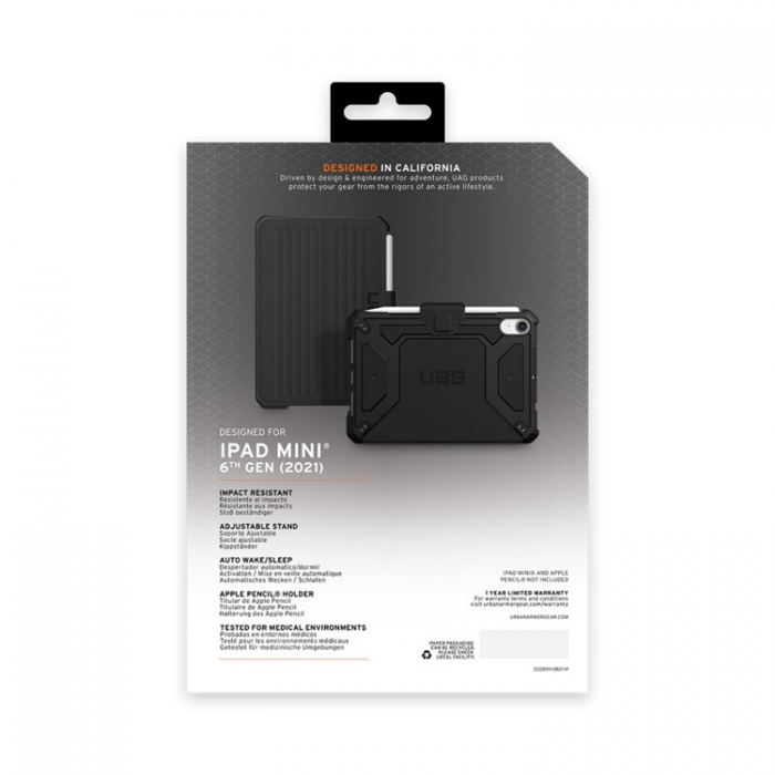 Urban Armor Gear - UAG Metropolis SE fr Apple iPad Mini (7:e gen) - Svart