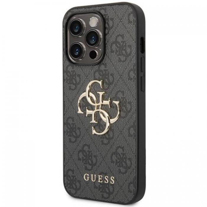 Guess - Guess iPhone 15 Pro Mobilskal Big Metall Logo - Gr