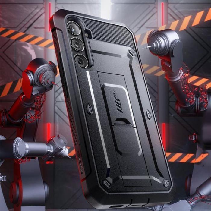 SupCase - Supcase Galaxy S24 FE Mobilskal Unicorn Bettle Pro - Svart