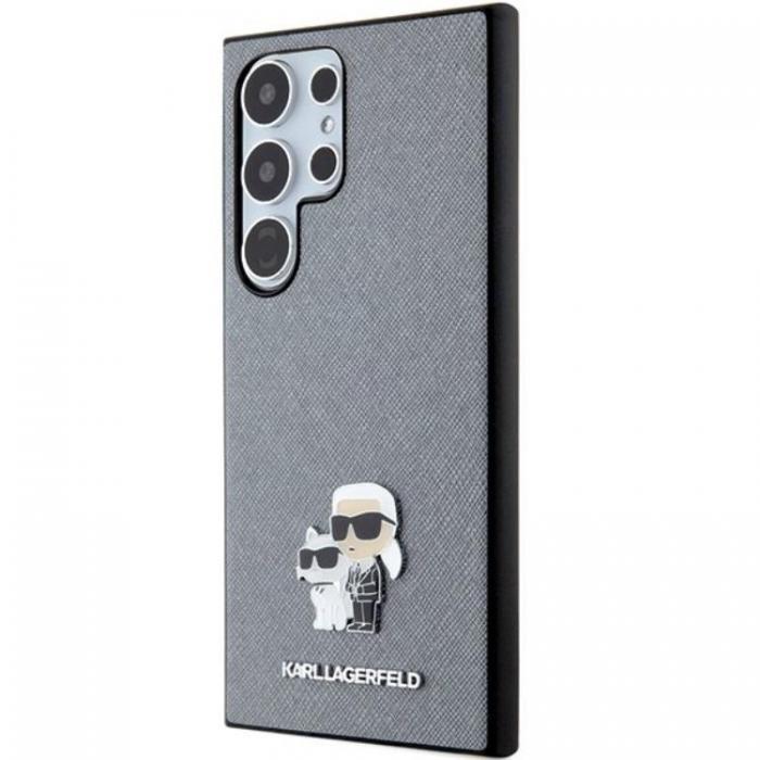 KARL LAGERFELD - Karl Lagerfeld Galaxy S24 Ultra Mobilskal Saffiano Metal Pin