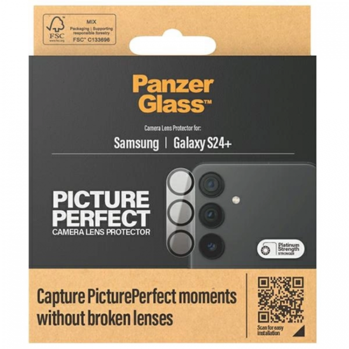 Panzer - Panzer Galaxy S24 Plus Kameralinsskydd Hrdat Glas Picture Perfect