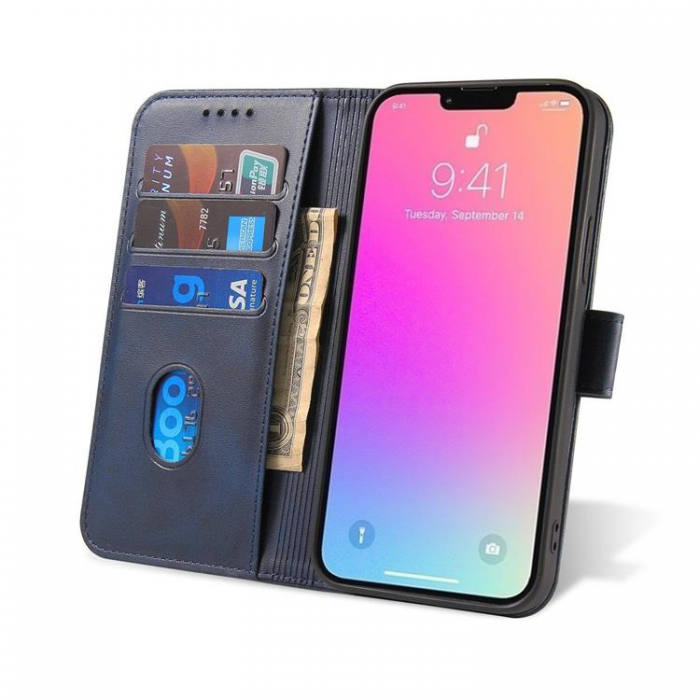 A-One Brand - Galaxy A34 5G Plnboksfodral Magnetic Flip Kickstand - Bl