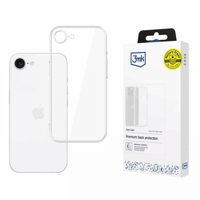 3MK - 3MK iPhone 16e Mobilskal Clear - Transparent