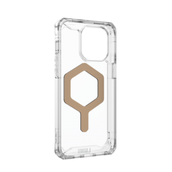 UAG - UAG iPhone 15 Pro Max Mobilskal Magsafe Plyo - Ice/Guld