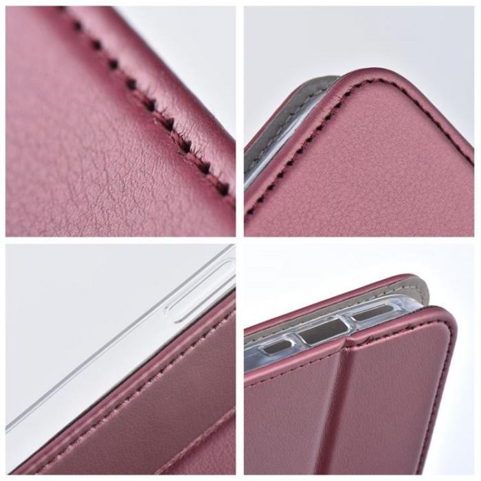 A-One Brand - iPhone 16 Plus Plnboksfodral Smart Magneto - Burgundy