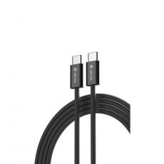 Devia - Devia USB-C Till USB-C 60W Kabel 3A 1m Smart EC325 PD - Svart