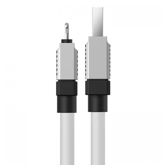 BASEUS - Baseus USB Till Lightning 1m Kabel 2.4A CoolPlay - Vit