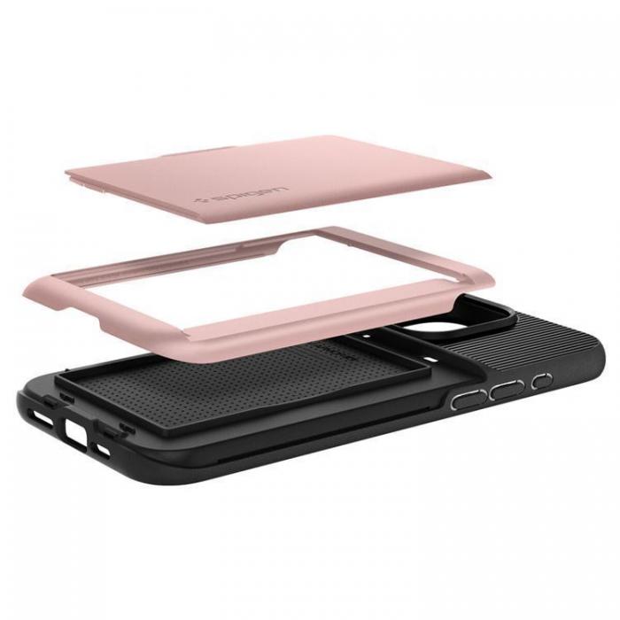 Spigen - Spigen iPhone 15 Pro Mobilskal Slim Armor CS - Rosa