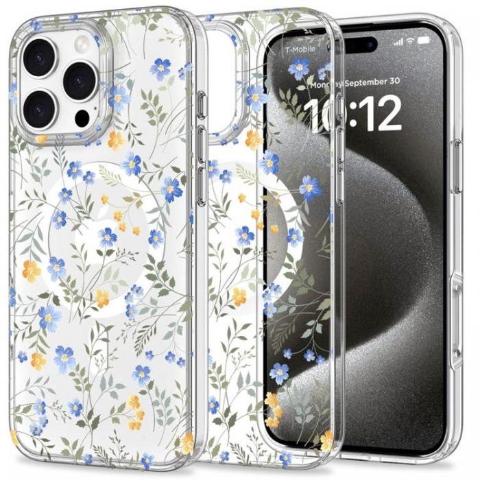 Tech-Protect - Tech-Protect iPhone 16 Pro Mobilskal Magsafe Magmood - Spring Flowers