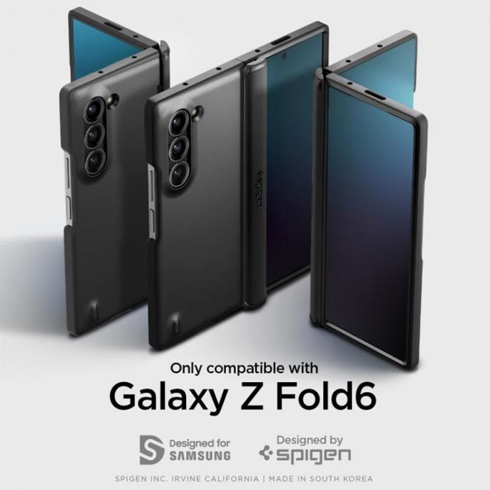 Spigen - Spigen Galaxy Z Fold 6 Mobilskal Slim Armor Pro - Svart