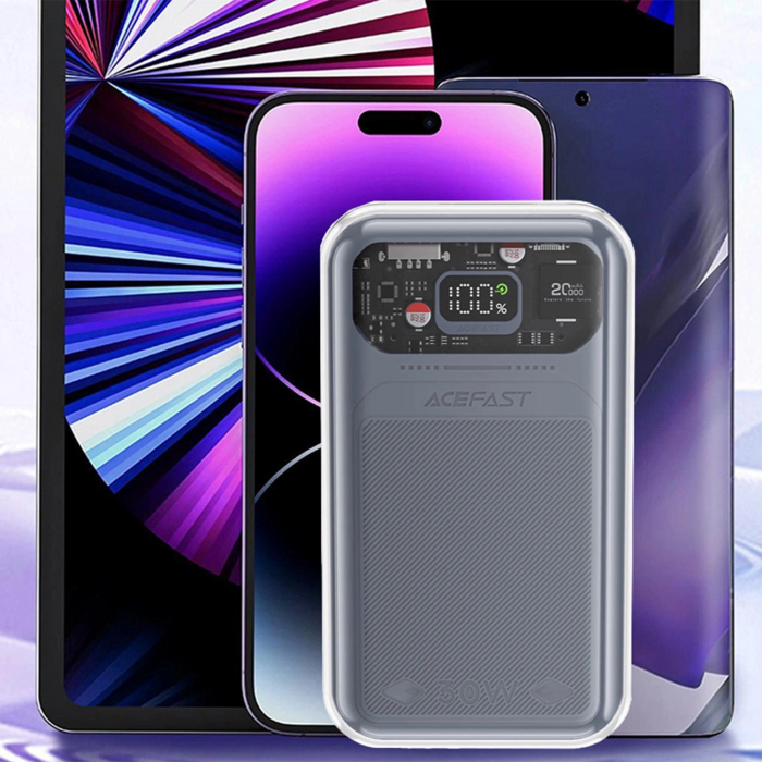 Acefast - Acefast Powerbank 20000mAh 30W Sparkling Series M2 - Gr