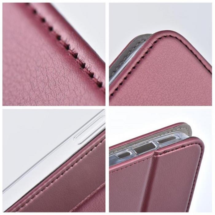 A-One Brand - Smart Magneto Plnboksfodral Fr Galaxy A34 5G - Burgundy