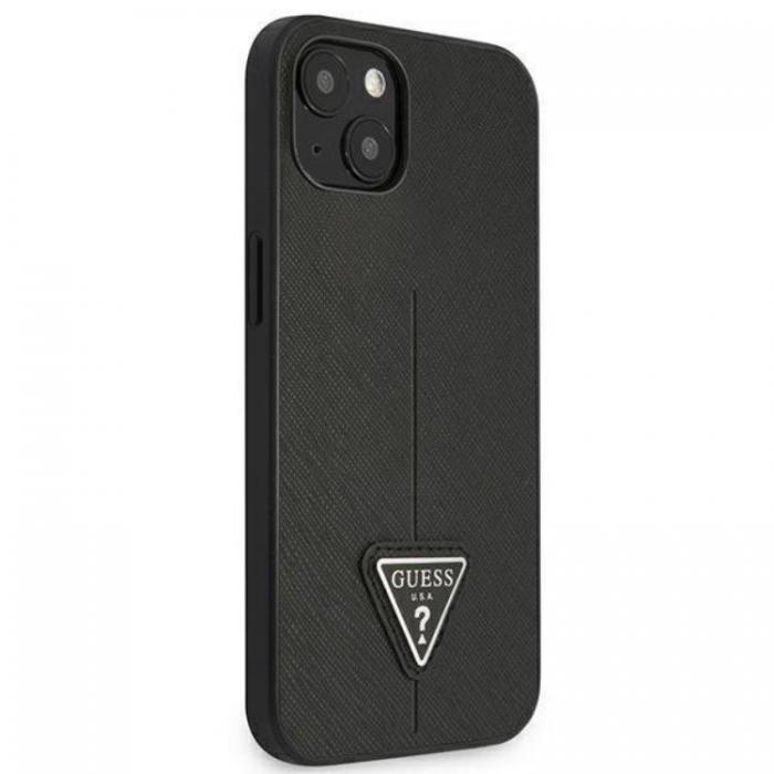 Guess - Guess iPhone 13 Mini Skal Saffiano Triangle Logo - Svart