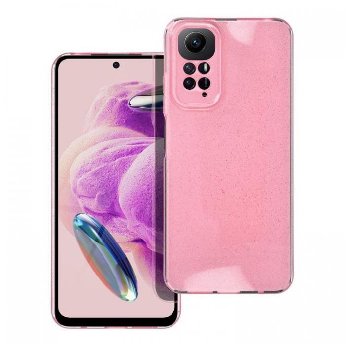 A-One Brand - Xiaomi Redmi Note 12S Mobilskal Clear 2mm Blink - Rosa