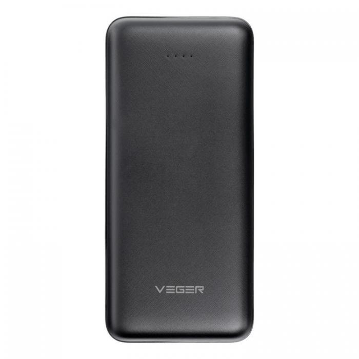 Veger - VEGER Powerbank 20000 mAh 2A A20 - Svart