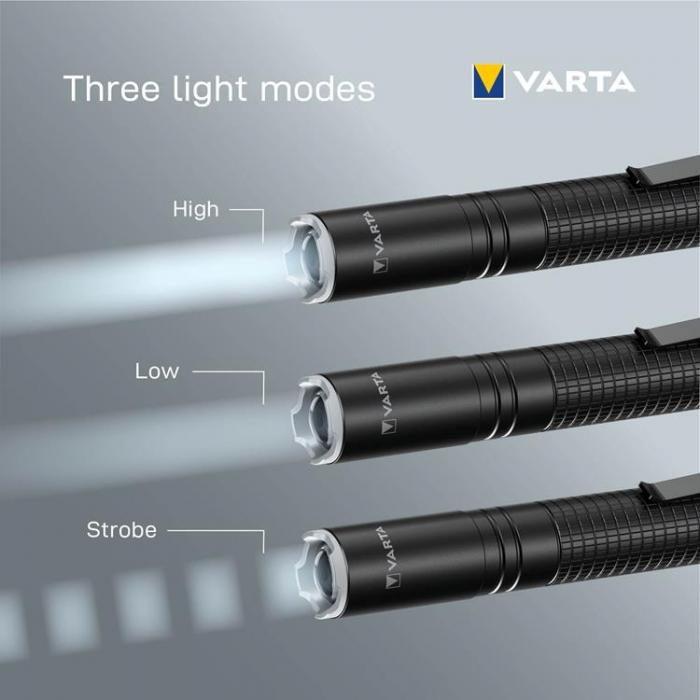 VARTA - Varta Aluminium Light F10 Pro Ficklampa 150 lm