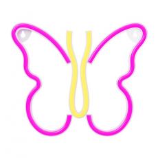 Neolia - Neolia LED Neon Light BUTTERFLY NNE03 - Rosa