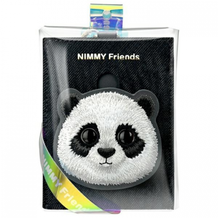 NIMMY - Nimmy Korthllare Big Eyed Pet 2.0 Panda - Svart