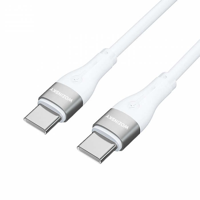 Wozinsky - Wozinsky USB-C till USB-C kabel PD 65W 1m - Vit