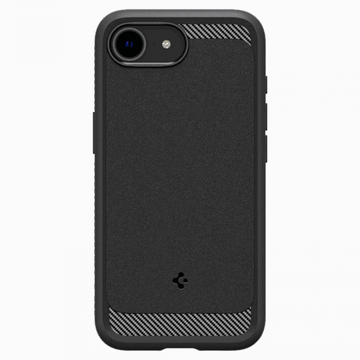 Spigen - Spigen iPhone 16e Mobilskal Magsafe Rugged Armor - Matt Svart