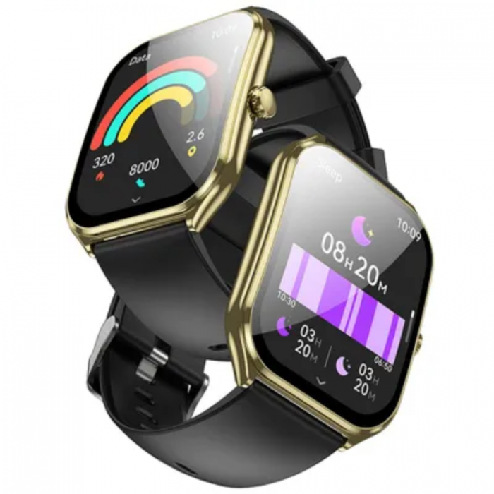 Hoco - Hoco SmartWatch Y28 Amoled - Guld