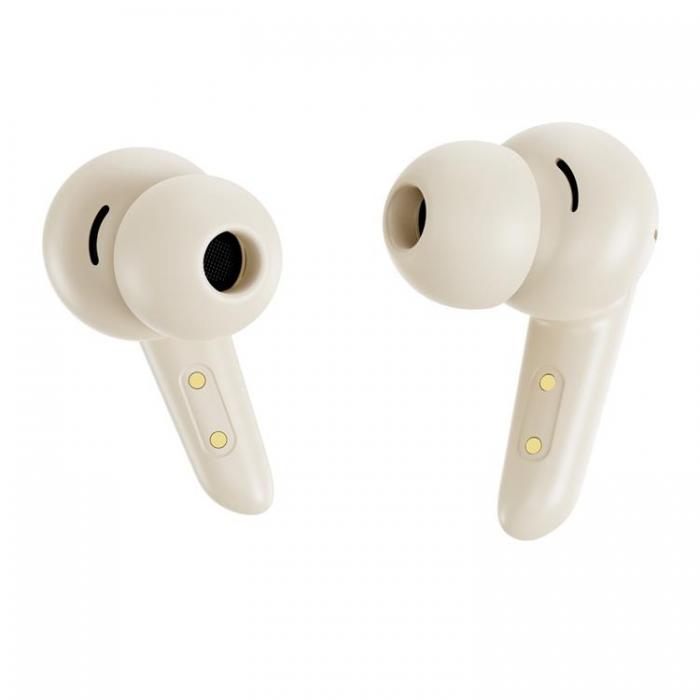 XO - XO TWS In-Ear Hrlurar Trdlsa Bluetooth ANC ENC G22 - Beige