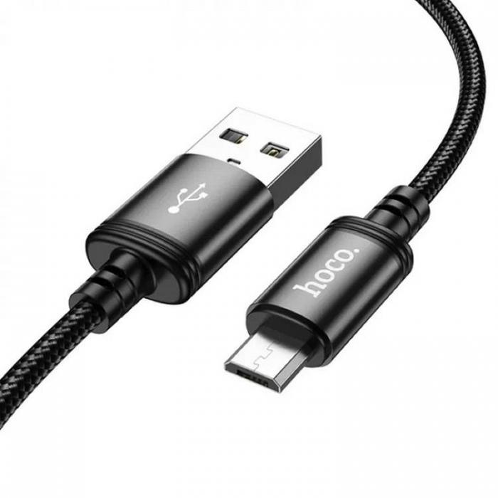 Hoco - Hoco Kabel USB-A till Micro-USB 2.4A 3m X91 - Svart