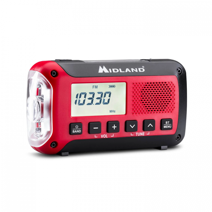 MIDLAND - Midland Ndradio ER250BT - Rd/Svart