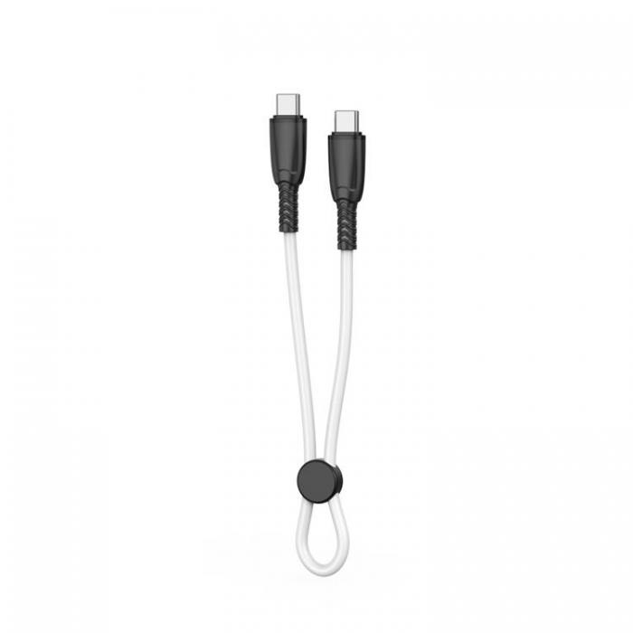 XO - XO USB-C Till USB-C Kabel 60W 0.25m NB-Q248B - Vit