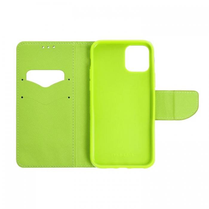 A-One Brand - iPhone 16 Plnboksfodral Fancy - Navy/Lime