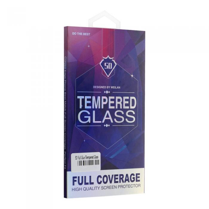 OEM - 5D Hrdat Glas till Samsung Galaxy S10 plus (hole) Svart