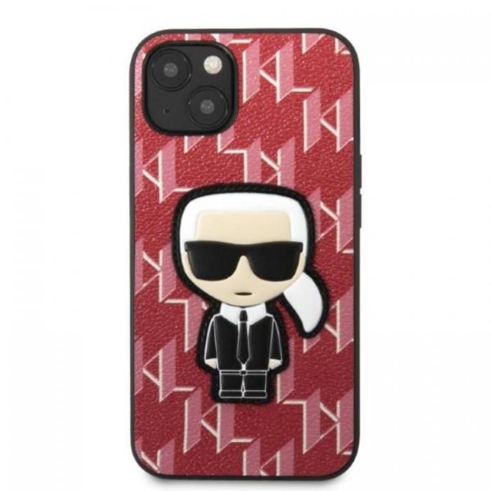 KARL LAGERFELD - Karl Lagerfeld iPhone 13 mini Skal Monogram Ikonik Patch - Rd