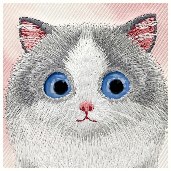 NIMMY - Nimmy iPhone 16 Mobilskal Big Eyed Pet 2.0 Cat - Rosa