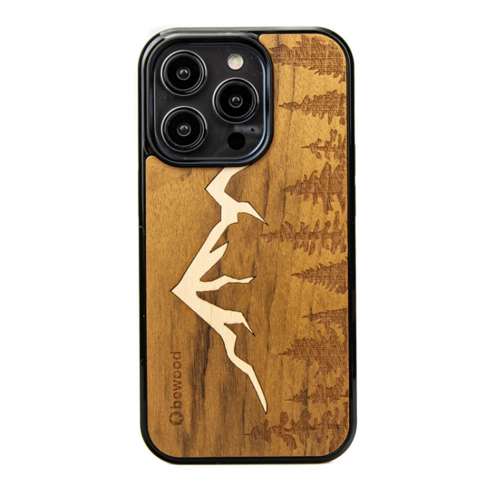 Bewood - Bewood iPhone 15 Pro Mobilskal Berg Imbuia