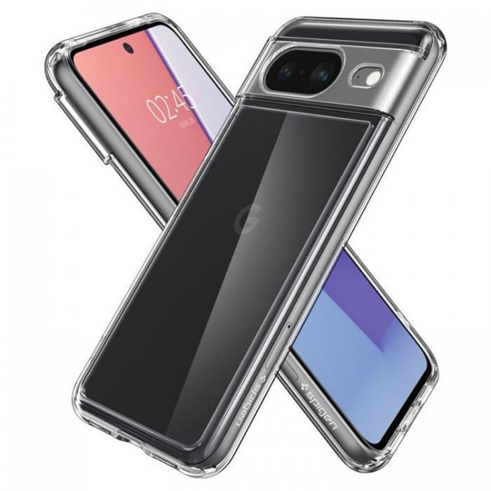 Spigen - Spigen Google Pixel 8 Mobilskal Ultra Hybird - Crystal Clear