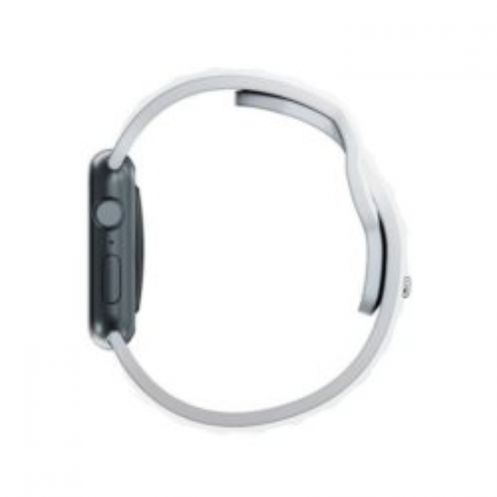 3MK - 3mk Apple Watch (42/44/45/49mm) Armband Silikon - Vit