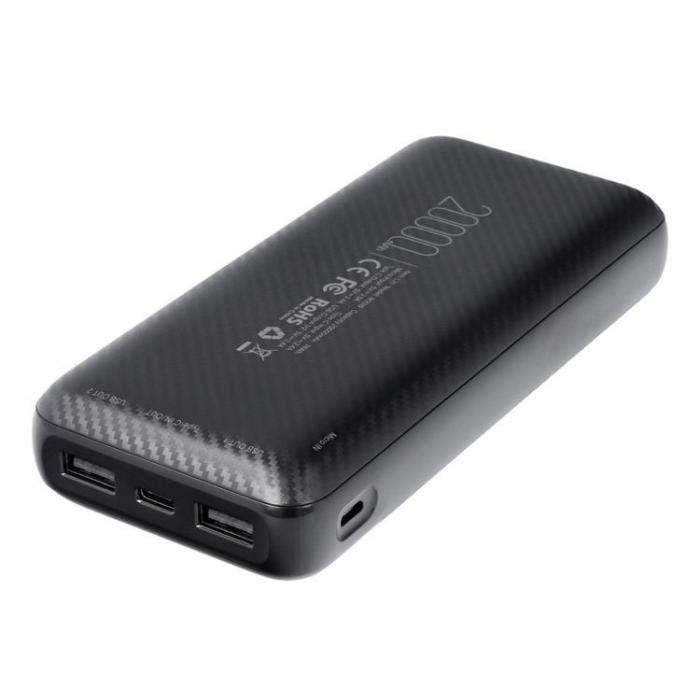 Veger - VEGER Powerbank 20000 mAh L21 (W2019) - Svart