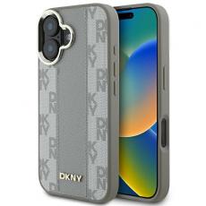 DKNY - DKNY iPhone 16 Mobilskal MagSafe Checkered Pattern - Beige